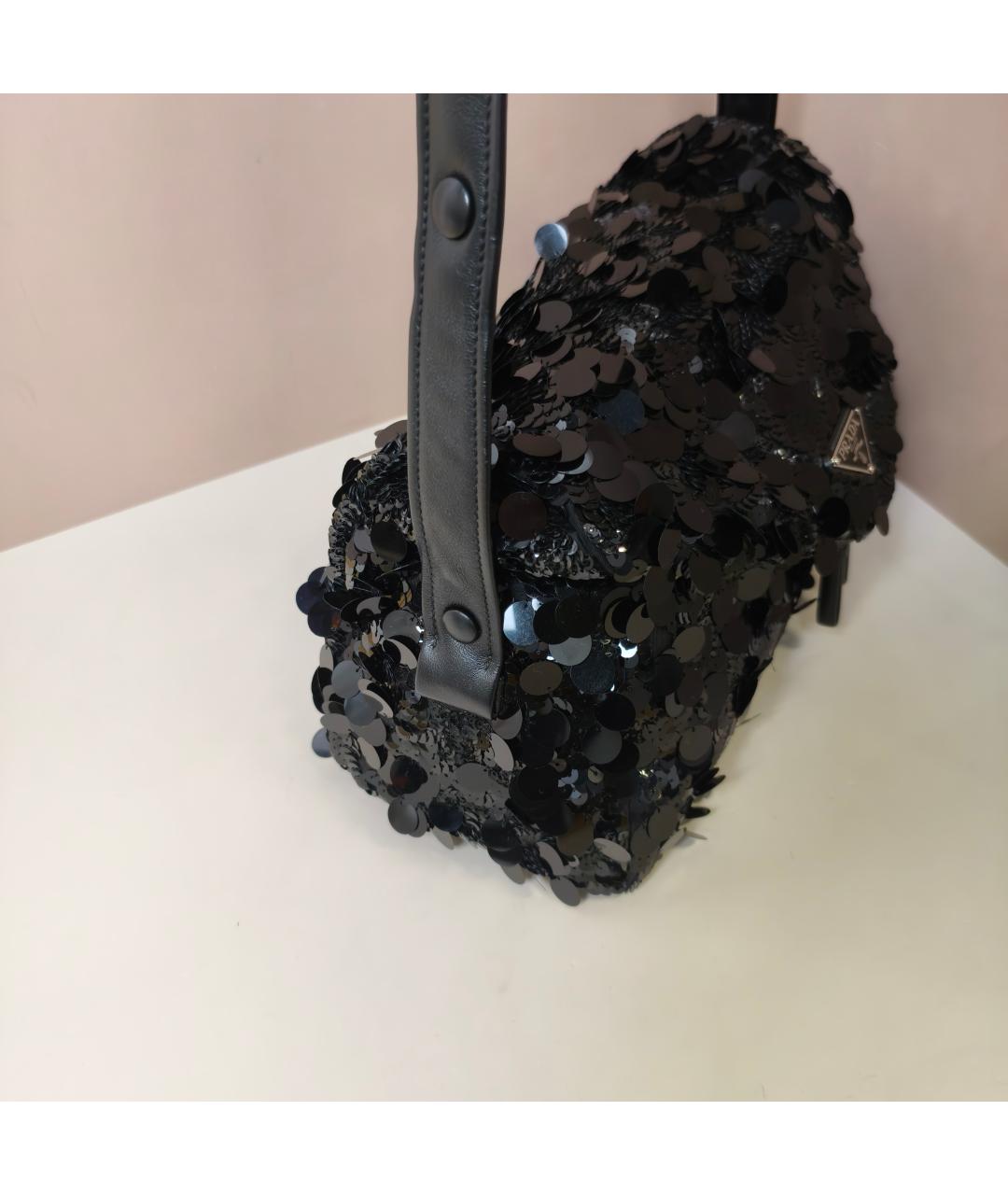 PRADA Черная сумка через плечо, фото 5