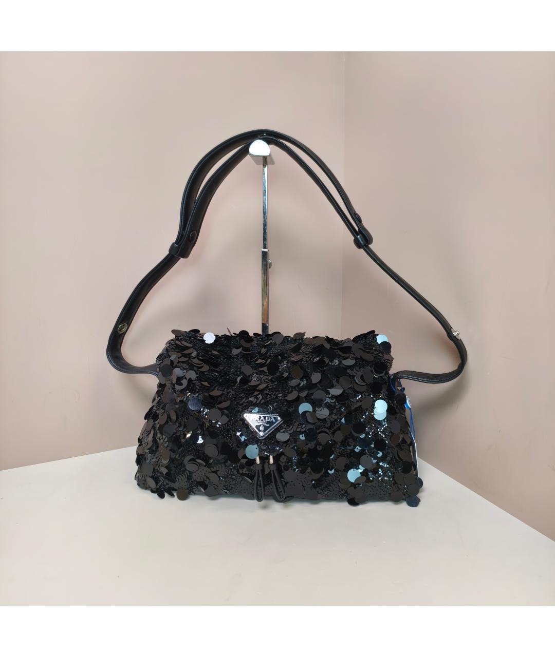PRADA Черная сумка через плечо, фото 10