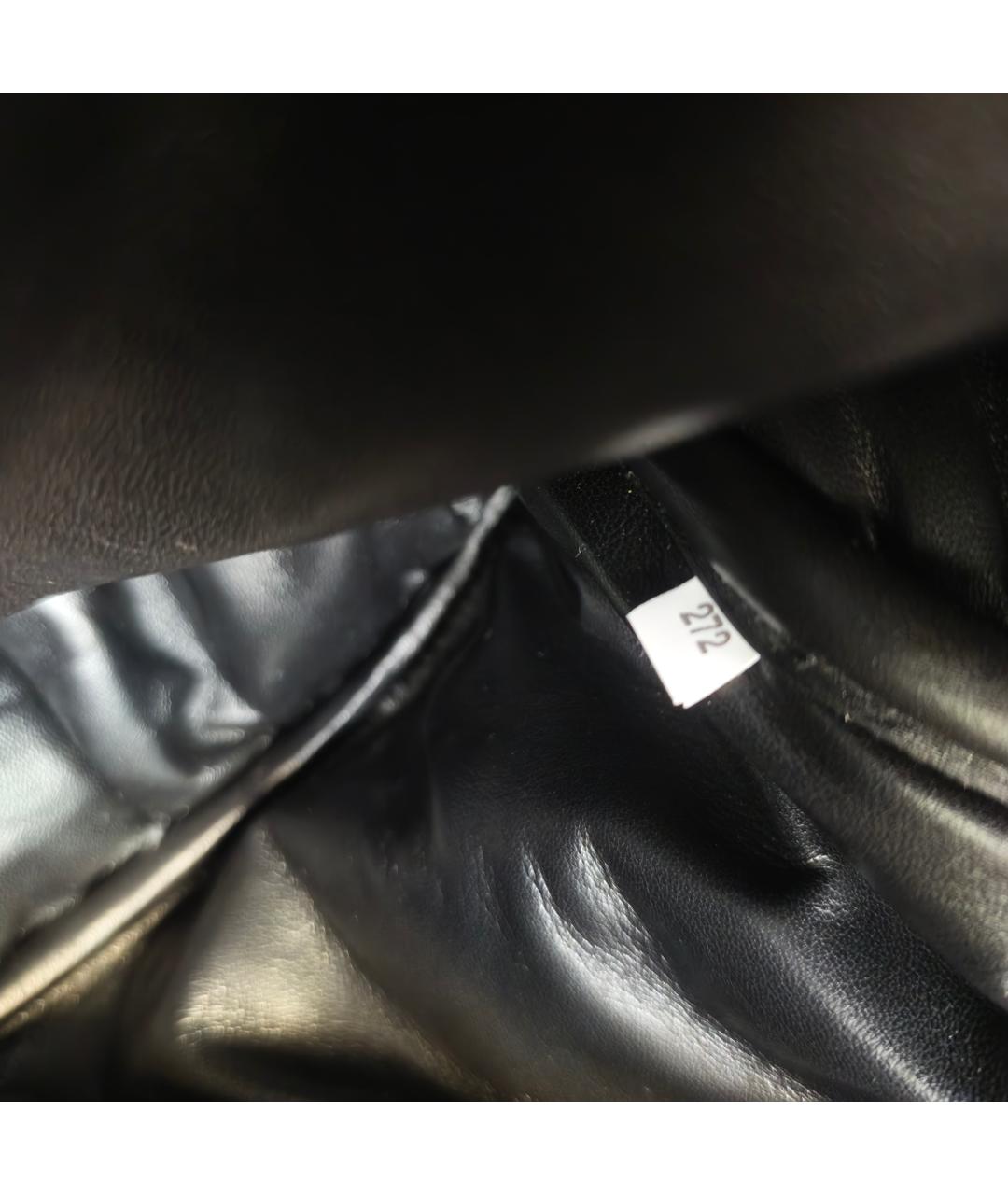PRADA Черная кожаная сумка с короткими ручками, фото 6