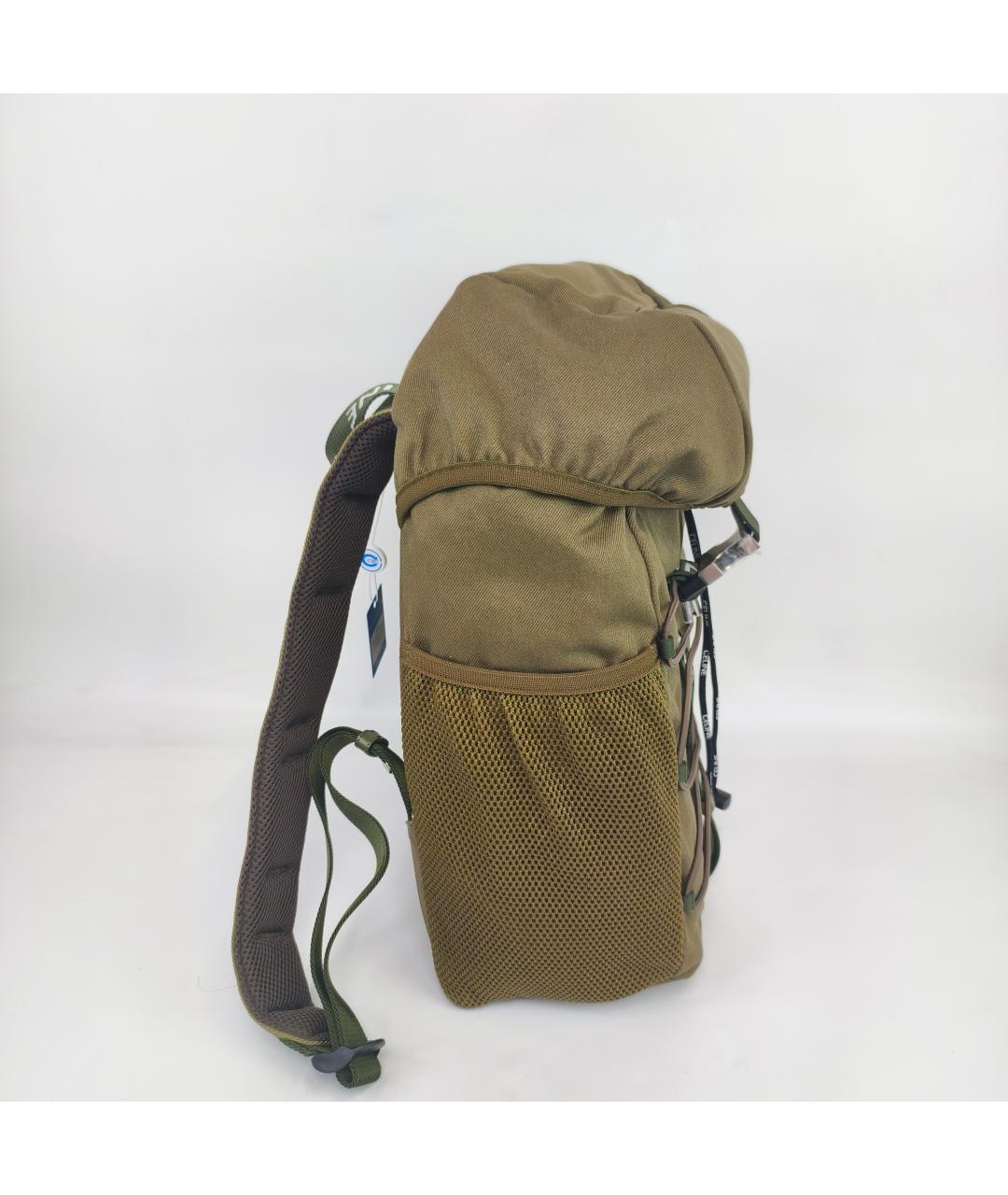 CELINE Хаки тканевый рюкзак, фото 6