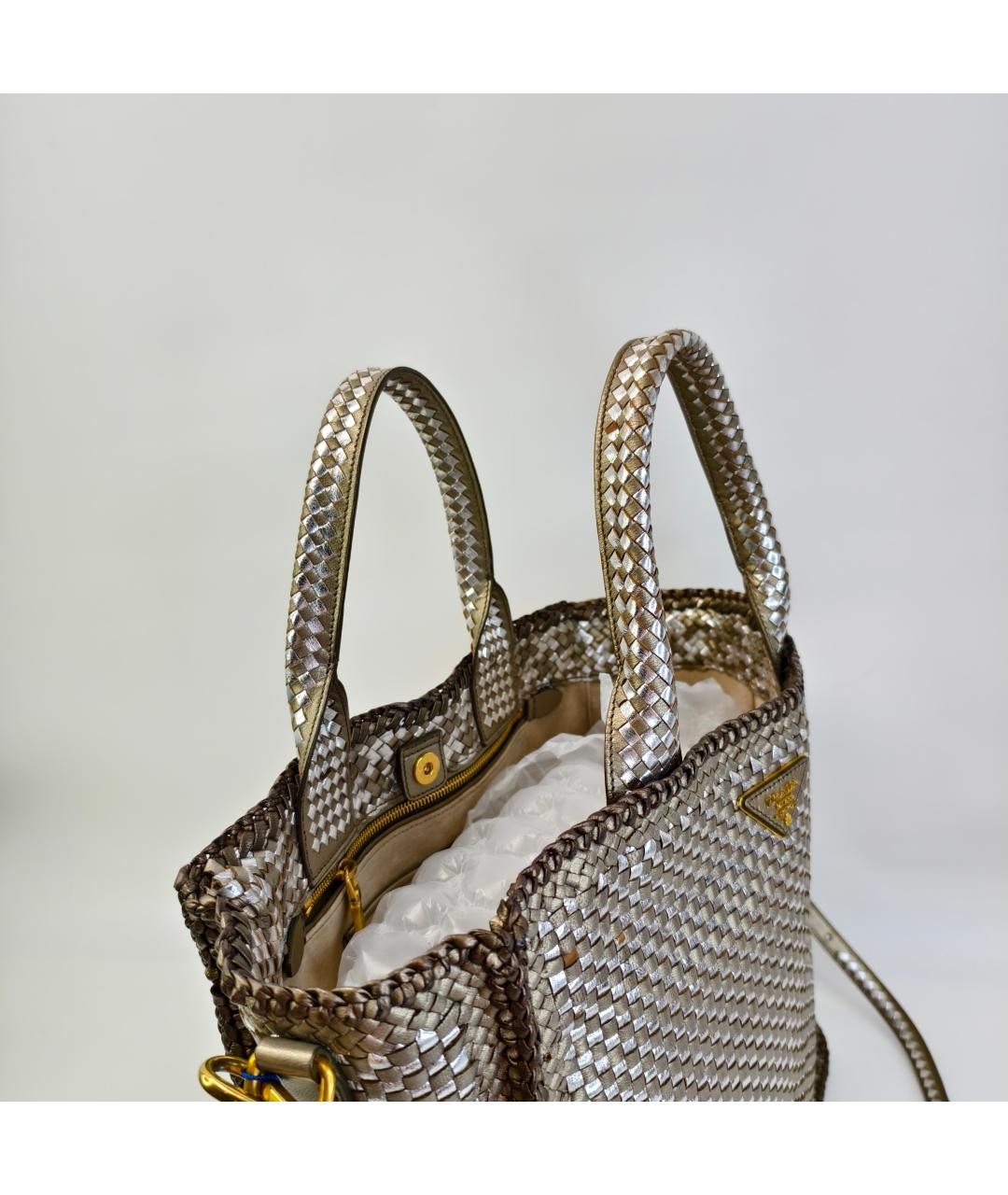 PRADA Коричневая сумка тоут, фото 4