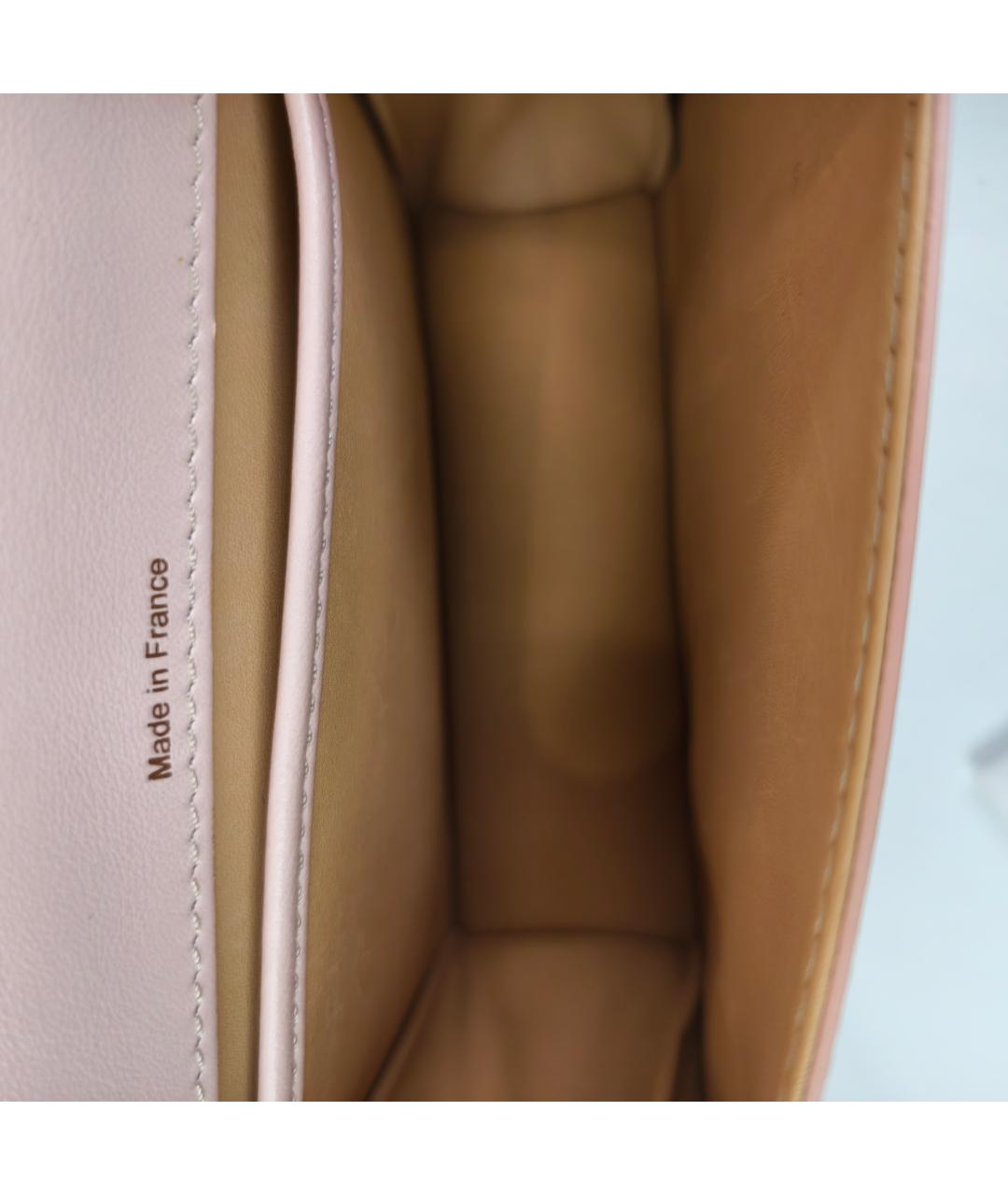 DELVAUX Розовая кожаная сумка через плечо, фото 5