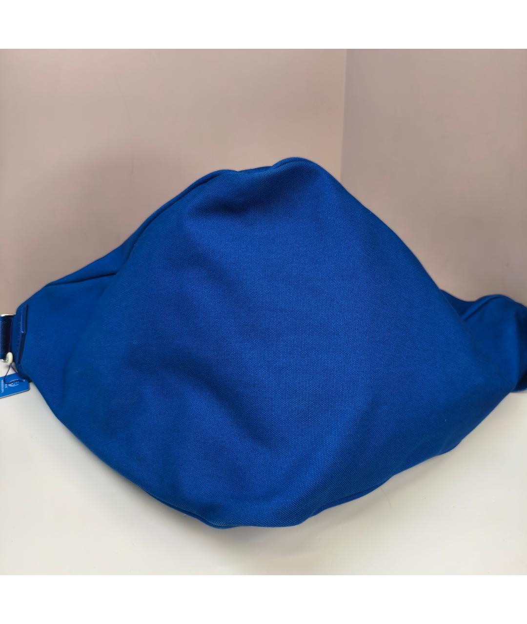 PRADA Синяя тканевая сумка через плечо, фото 4