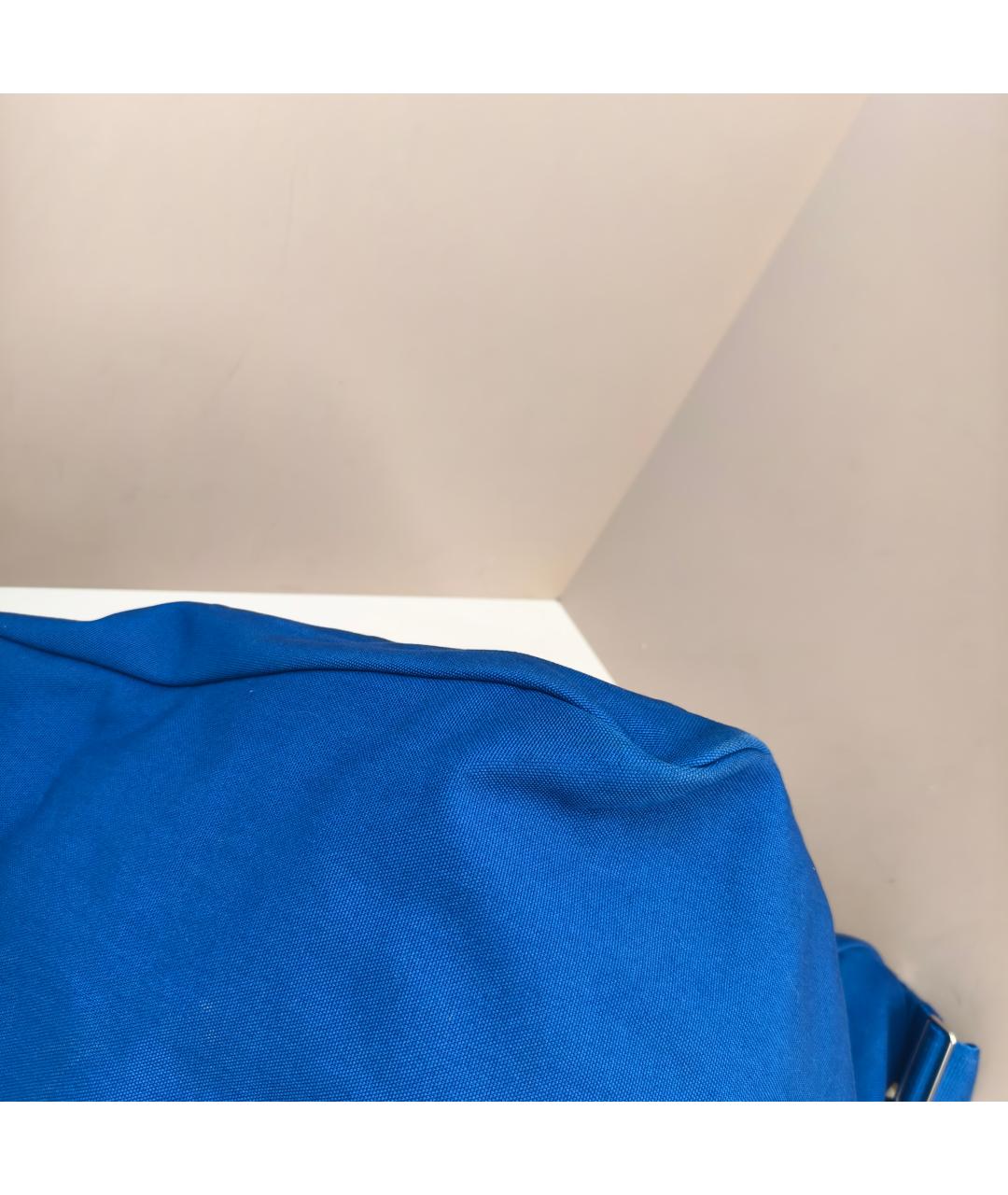 PRADA Синяя тканевая сумка через плечо, фото 7