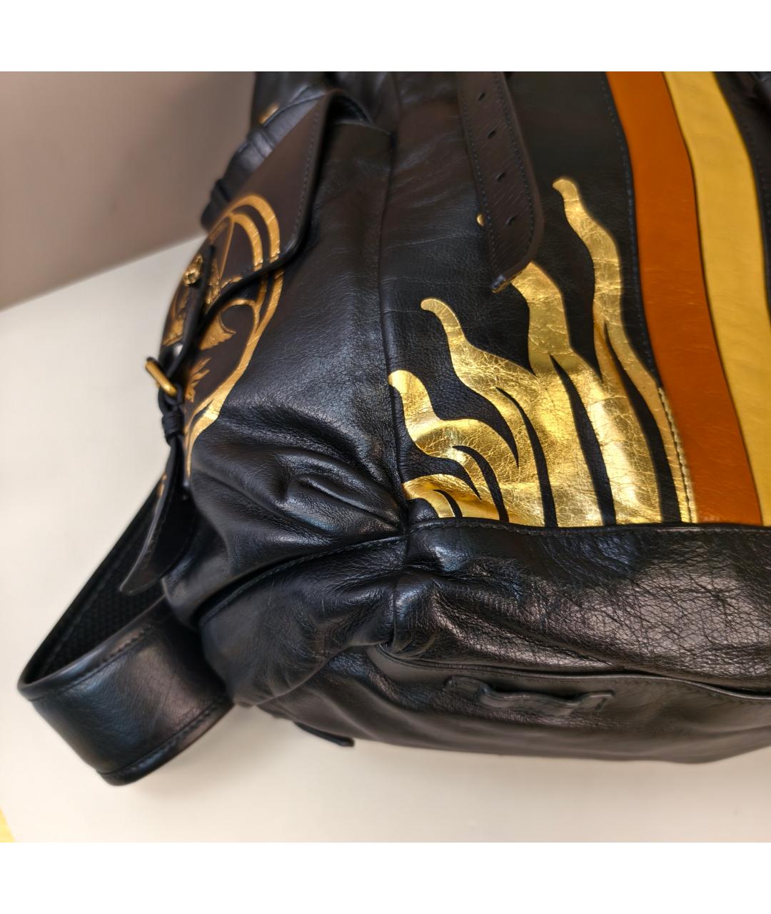 GUCCI Черный кожаный рюкзак, фото 3