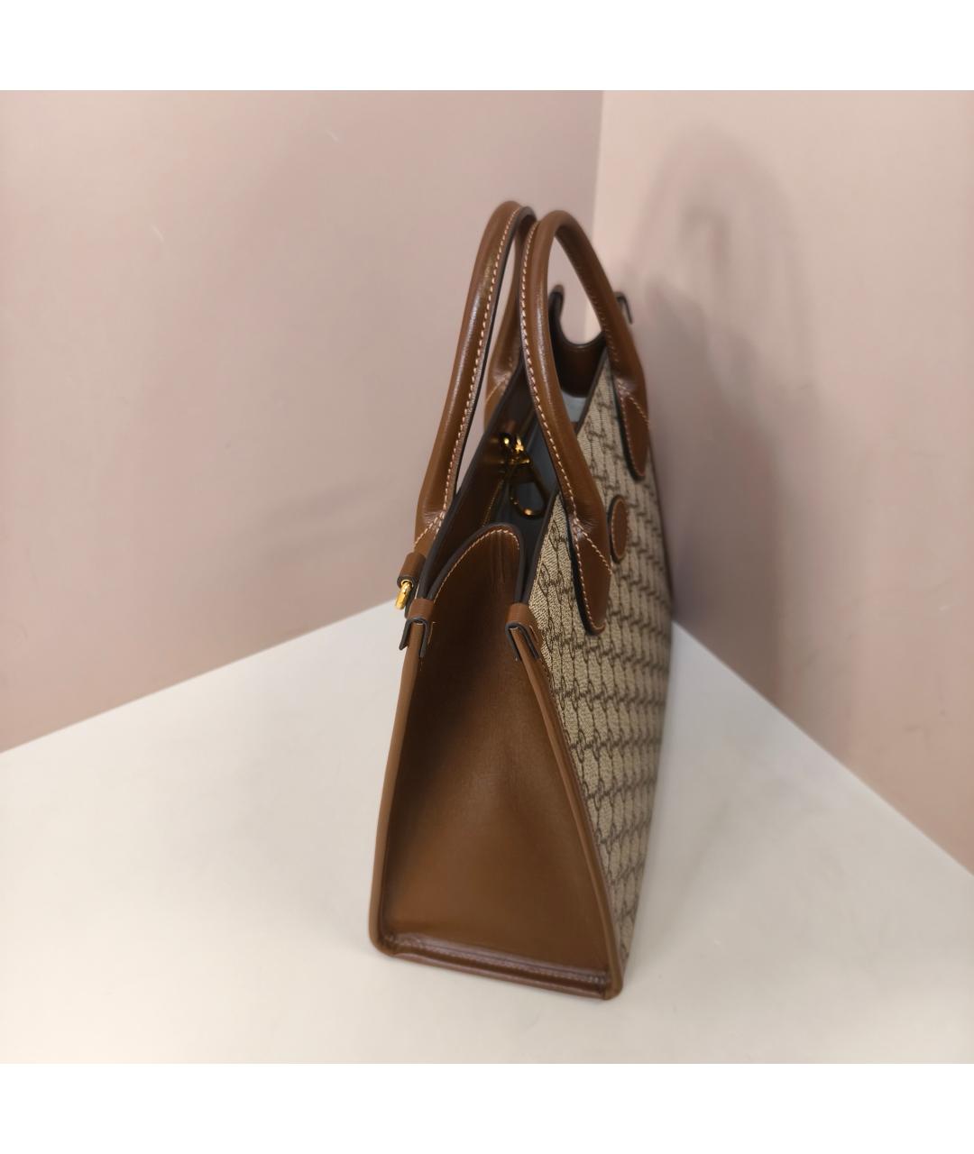 GUCCI Коричневая сумка тоут, фото 2