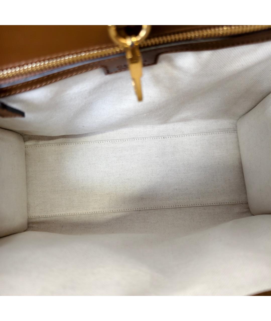 GUCCI Коричневая сумка тоут, фото 7