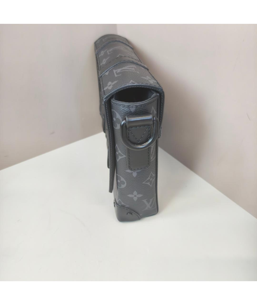 LOUIS VUITTON Черная сумка на плечо, фото 7