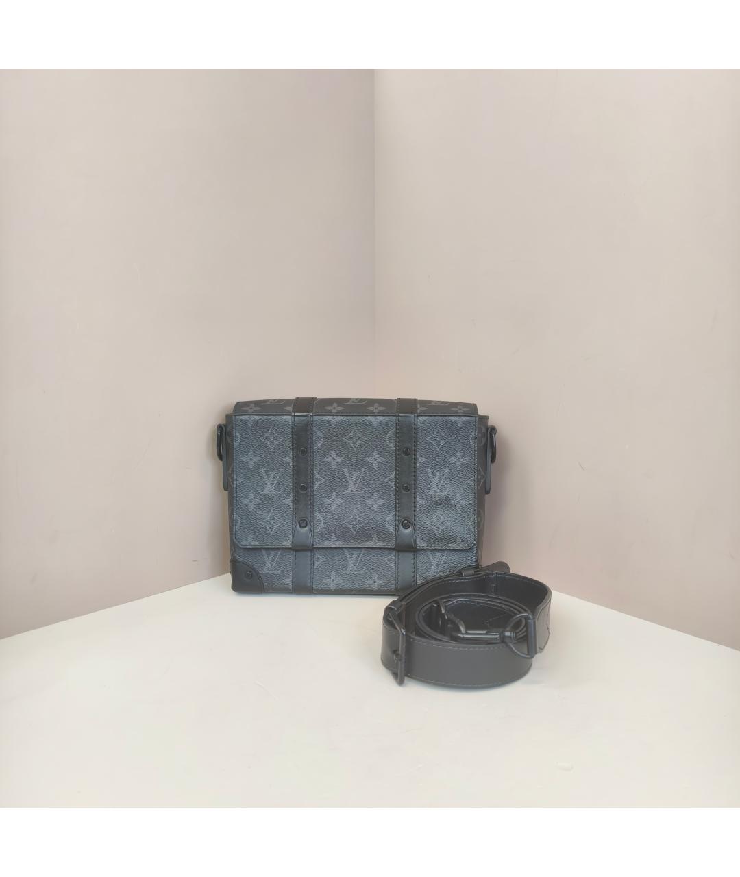 LOUIS VUITTON Черная сумка на плечо, фото 10