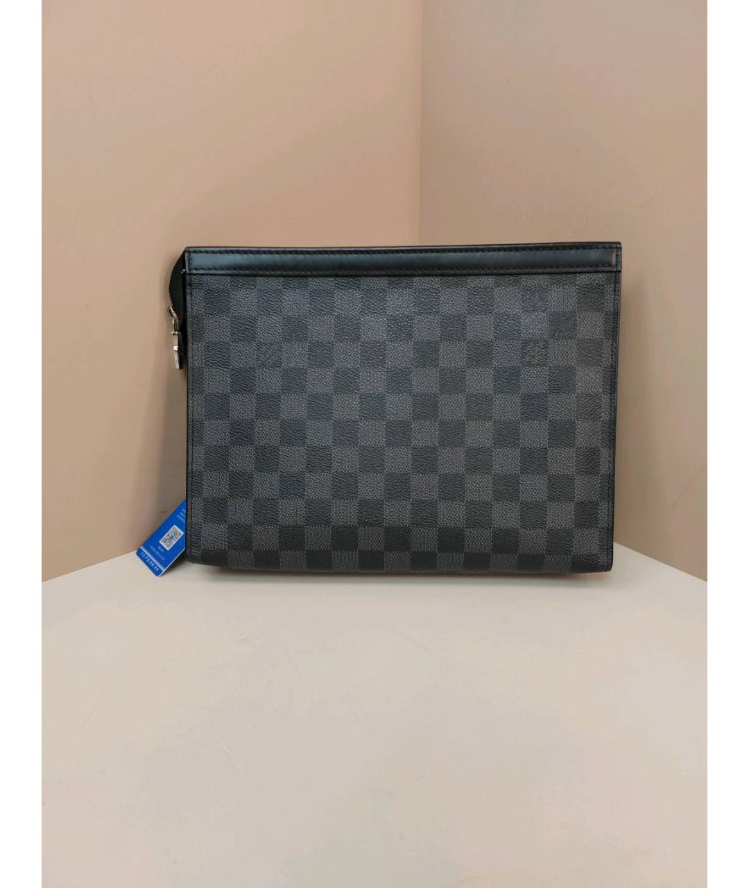 LOUIS VUITTON Черная папка для документов, фото 2