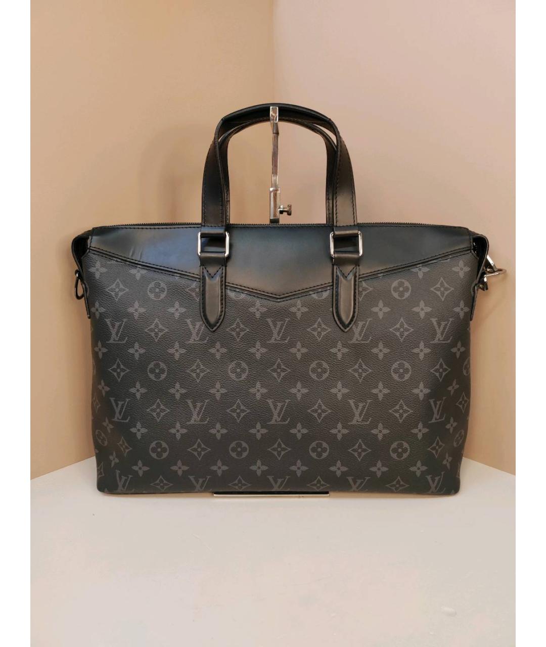 LOUIS VUITTON Черная сумка с короткими ручками, фото 2