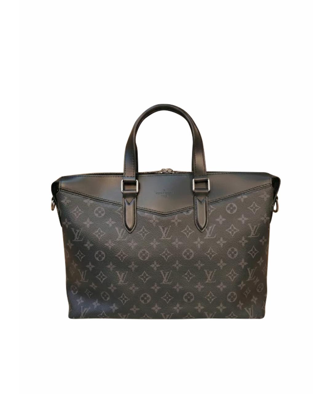 LOUIS VUITTON Черная сумка с короткими ручками, фото 1