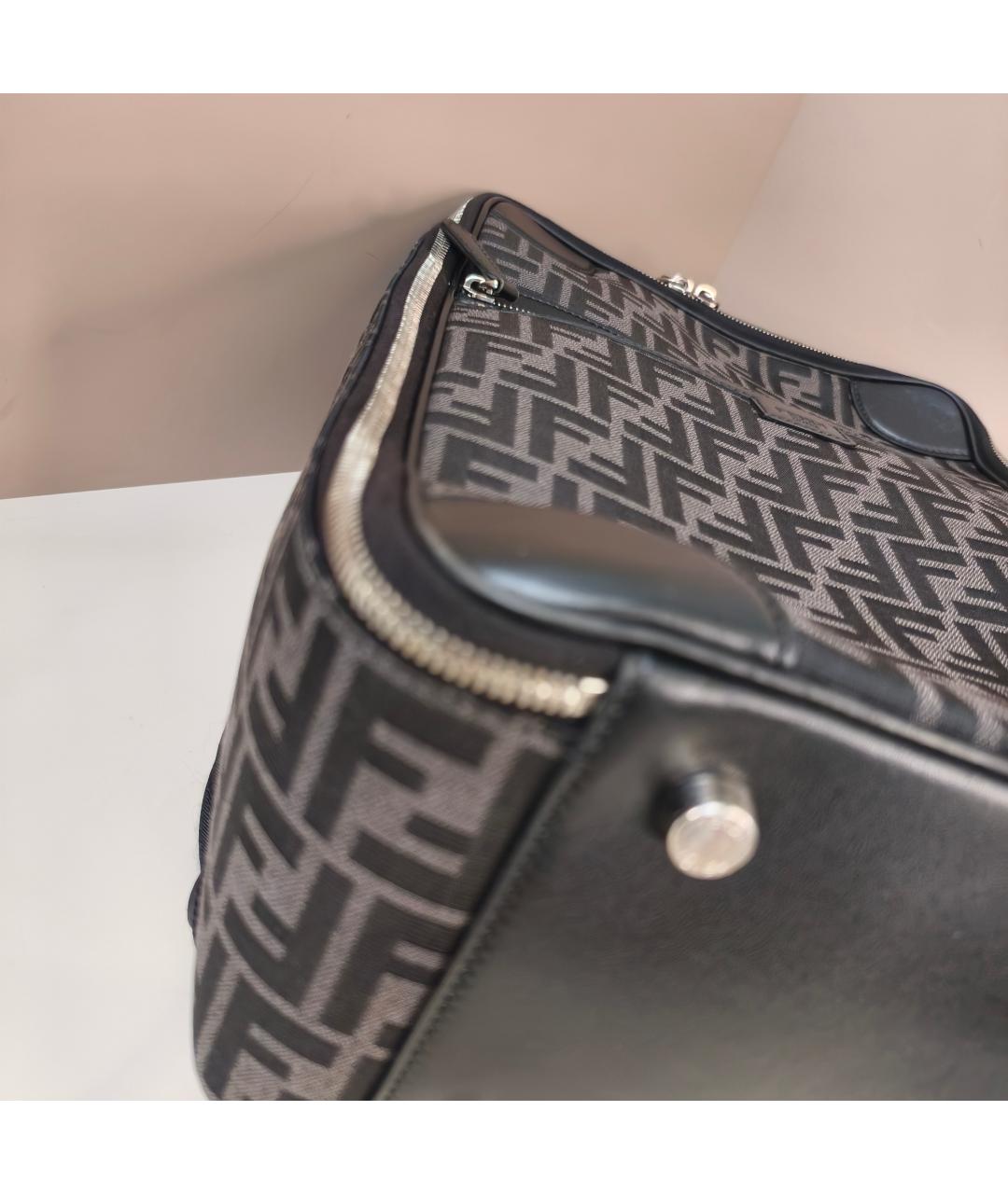 FENDI Коричневый тканевый рюкзак, фото 8