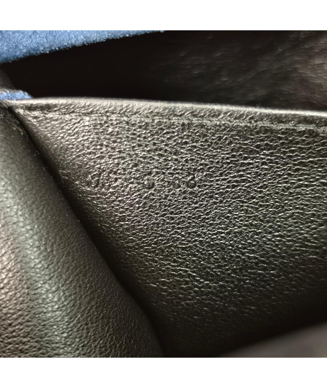 CELINE Синяя замшевая сумка через плечо, фото 7