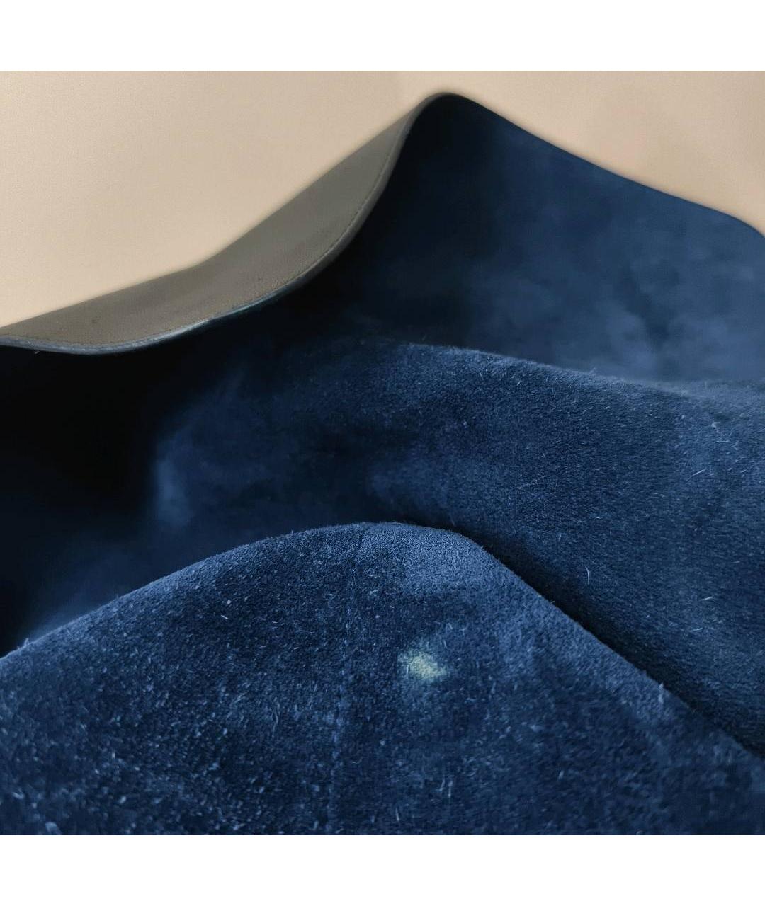 CELINE Синяя замшевая сумка через плечо, фото 6