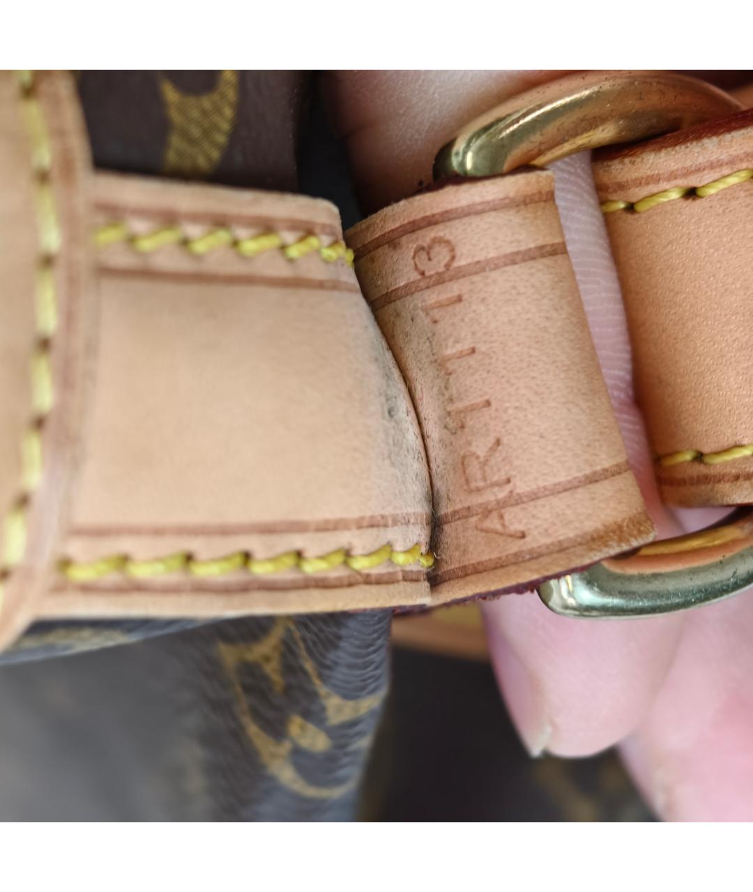 LOUIS VUITTON Коричневая сумка через плечо, фото 5