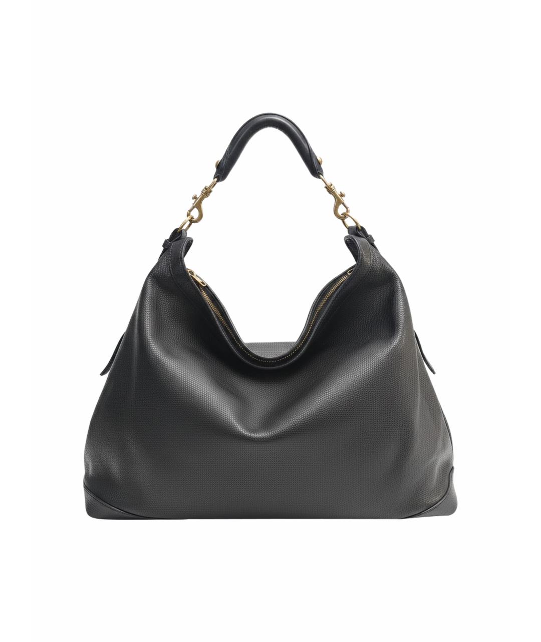 MIU MIU Черная кожаная сумка через плечо, фото 1