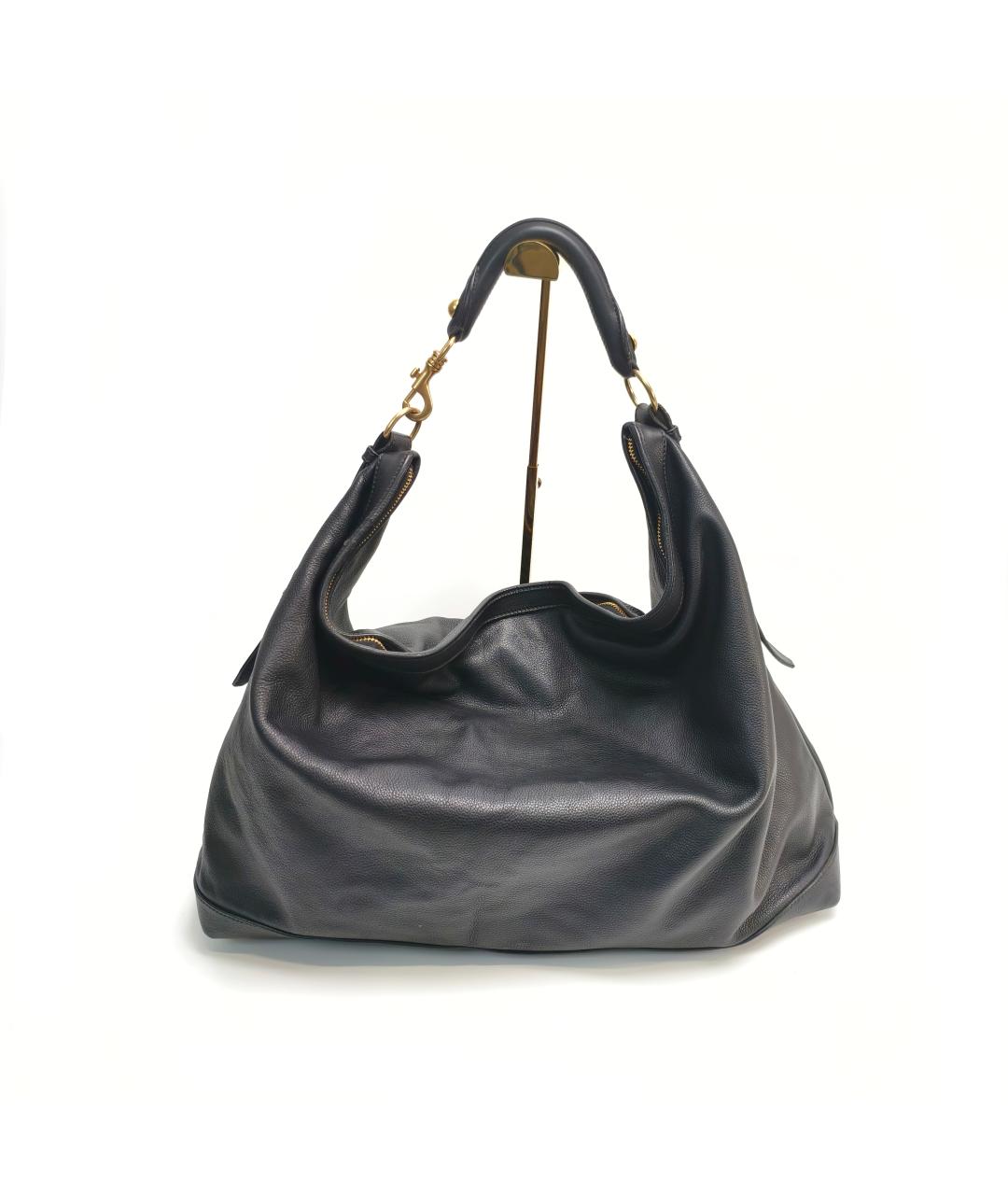 MIU MIU Черная кожаная сумка через плечо, фото 5