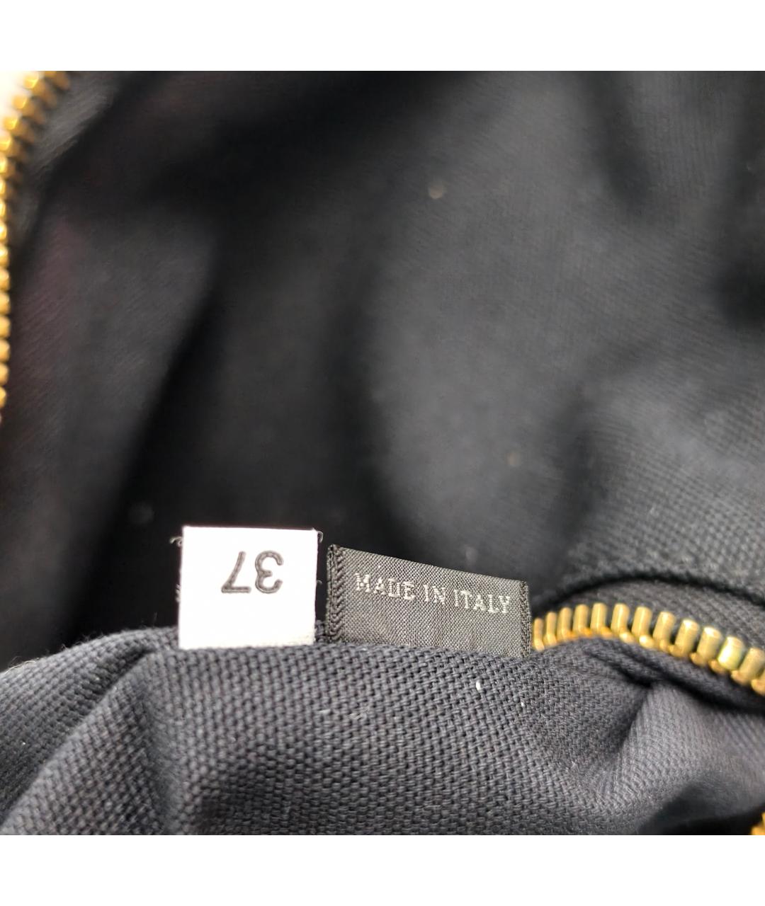 MIU MIU Черная кожаная сумка через плечо, фото 4