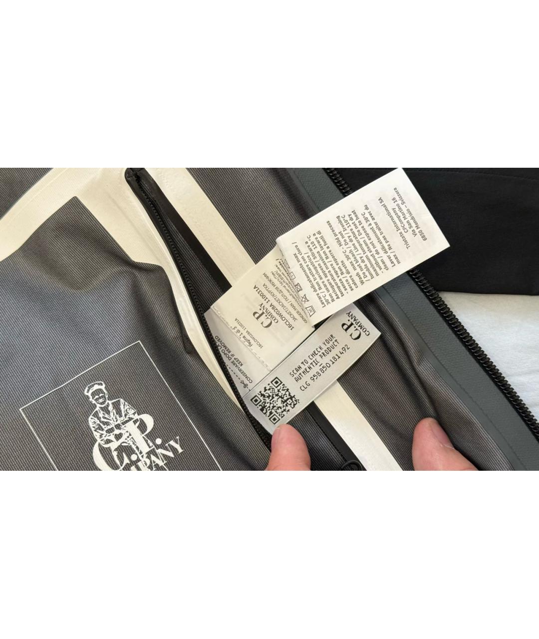 CP COMPANY Черная полиамидовая куртка, фото 8