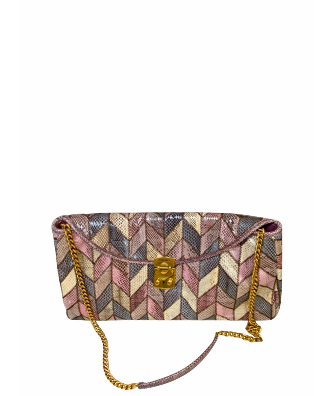 MIU MIU Розовая кожаная сумка через плечо, фото 1