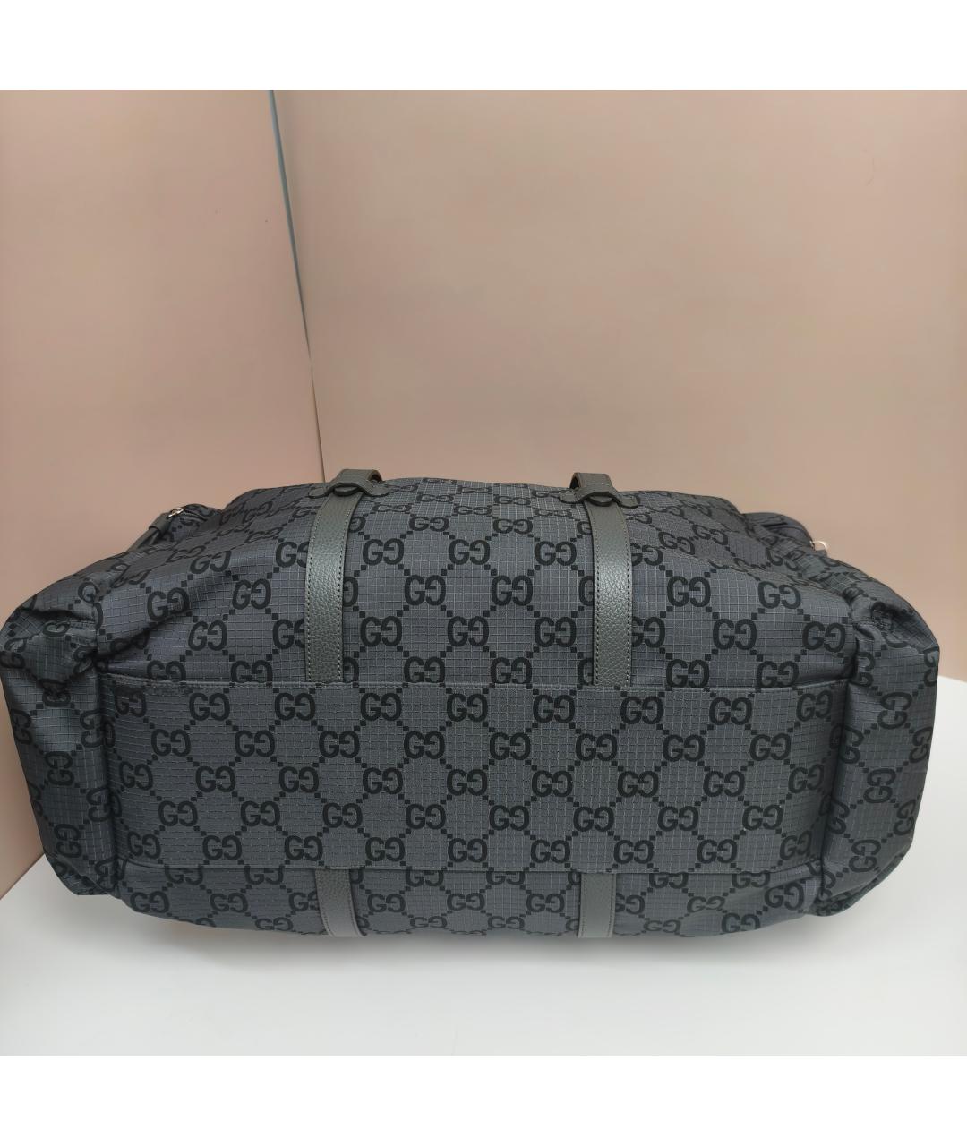 GUCCI Черная дорожная/спортивная сумка, фото 6