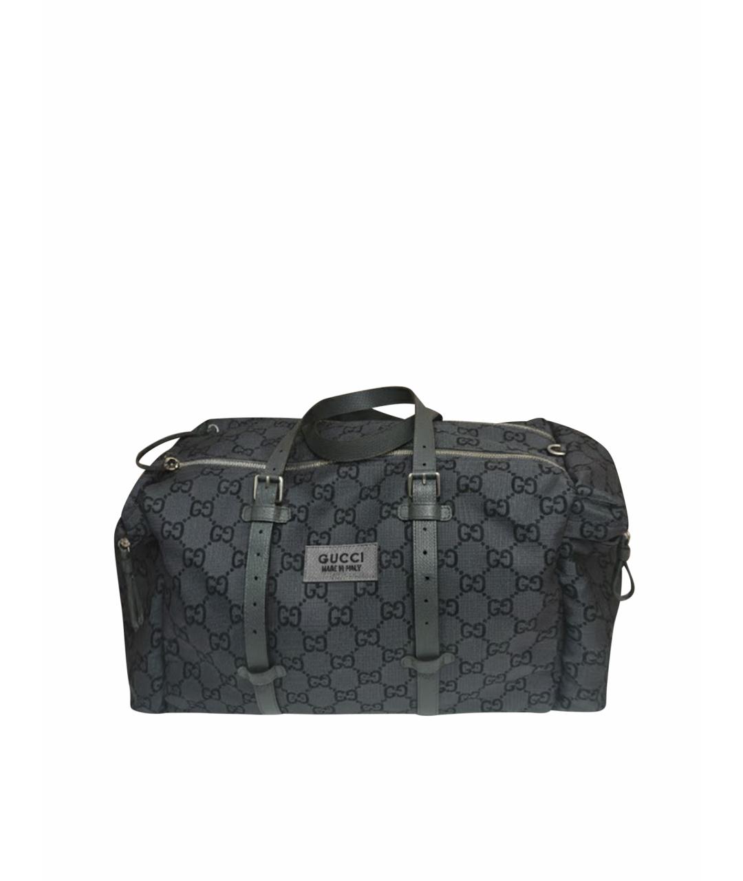 GUCCI Черная дорожная/спортивная сумка, фото 1