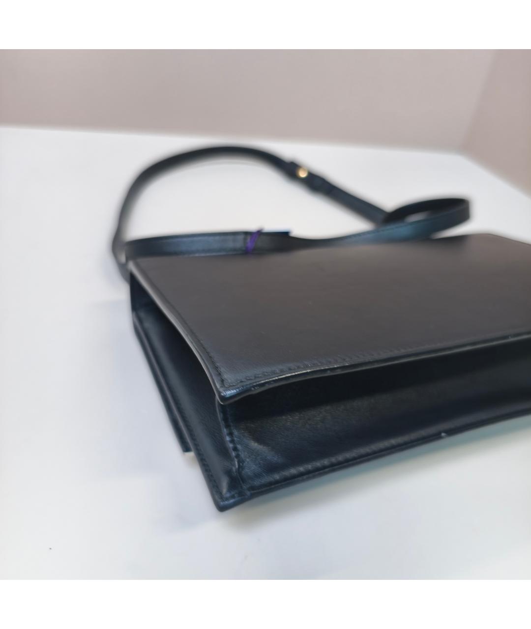 GUCCI Черная кожаная сумка через плечо, фото 6