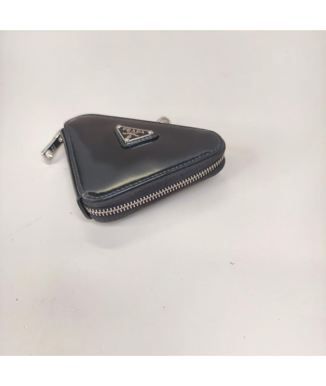 PRADA Черный кожаный кардхолдер, фото 7