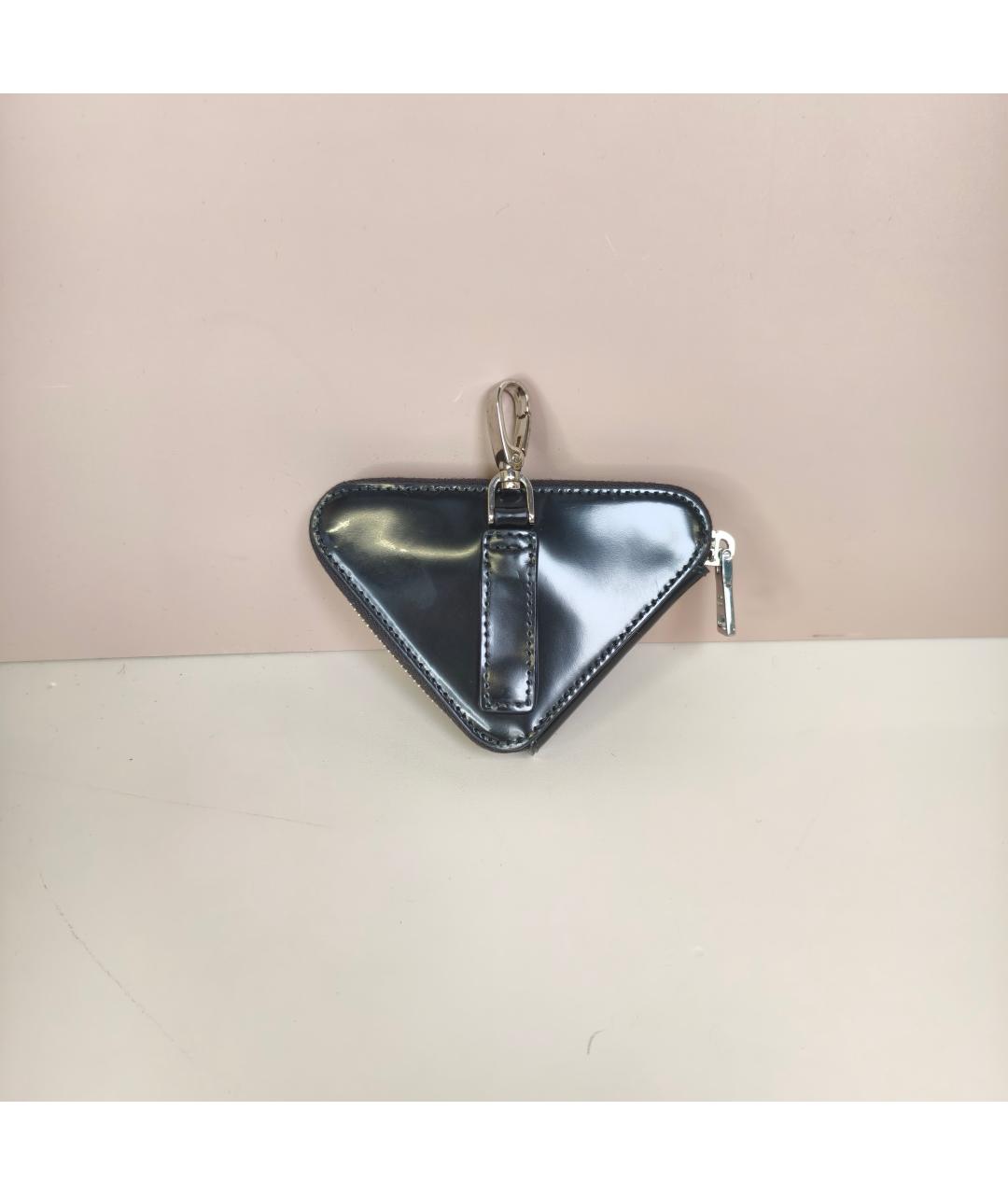 PRADA Черный кожаный кардхолдер, фото 3