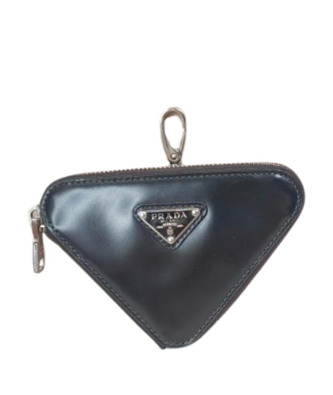 PRADA Черный кожаный кардхолдер, фото 1