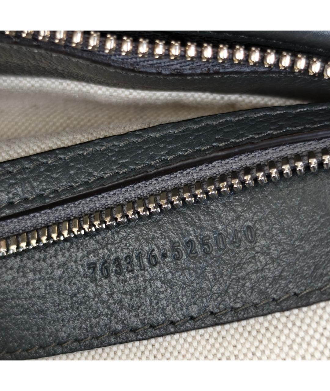 GUCCI Серая сумка с короткими ручками, фото 5