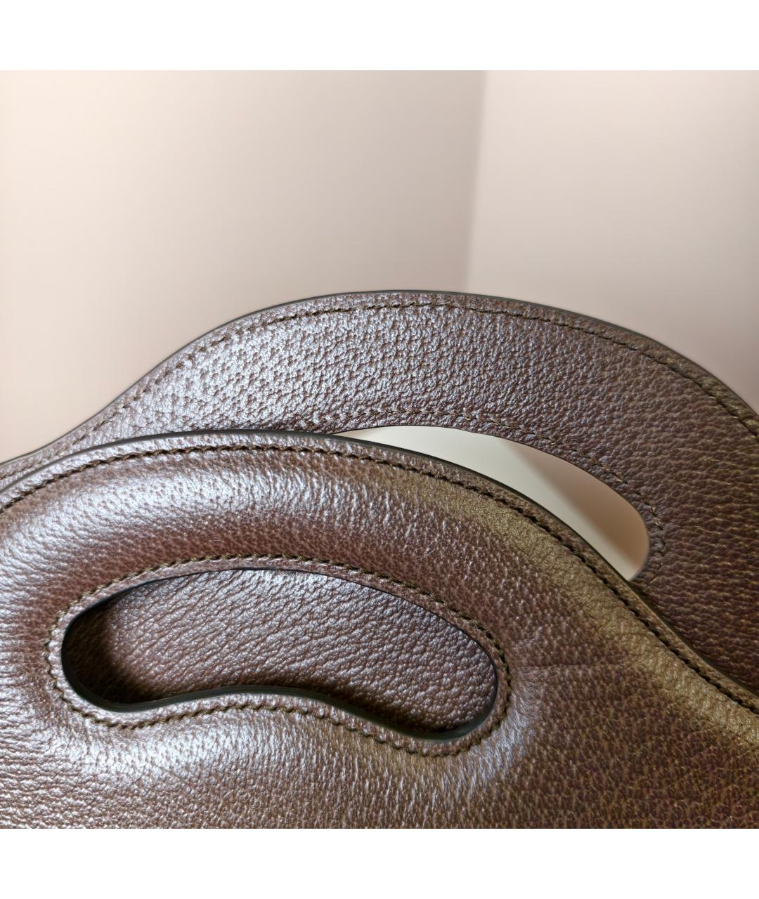 GUCCI Коричневая сумка с короткими ручками, фото 5