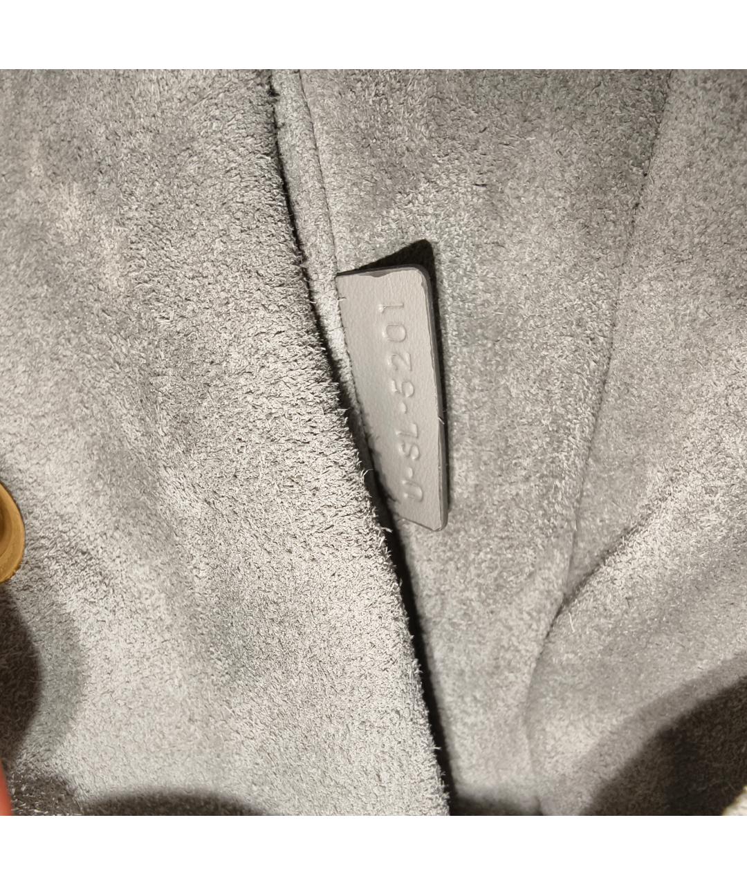 CELINE Серая кожаная сумка через плечо, фото 2