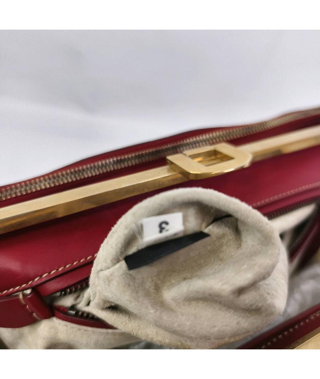 PRADA Красная кожаная сумка через плечо, фото 6