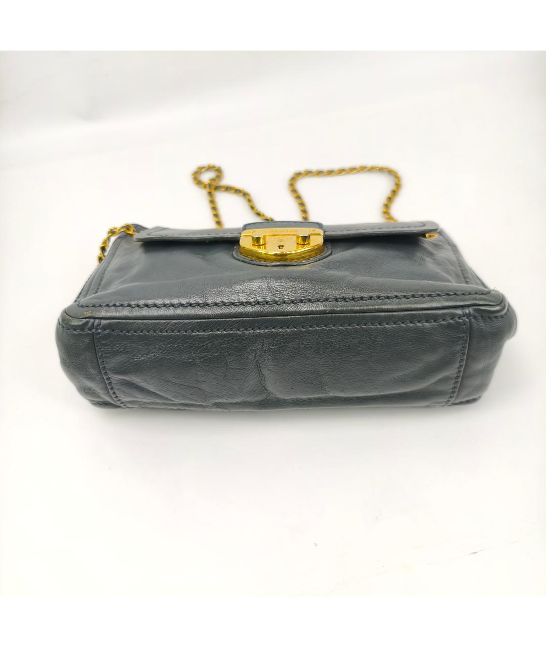 PRADA Кожаная сумка через плечо, фото 4