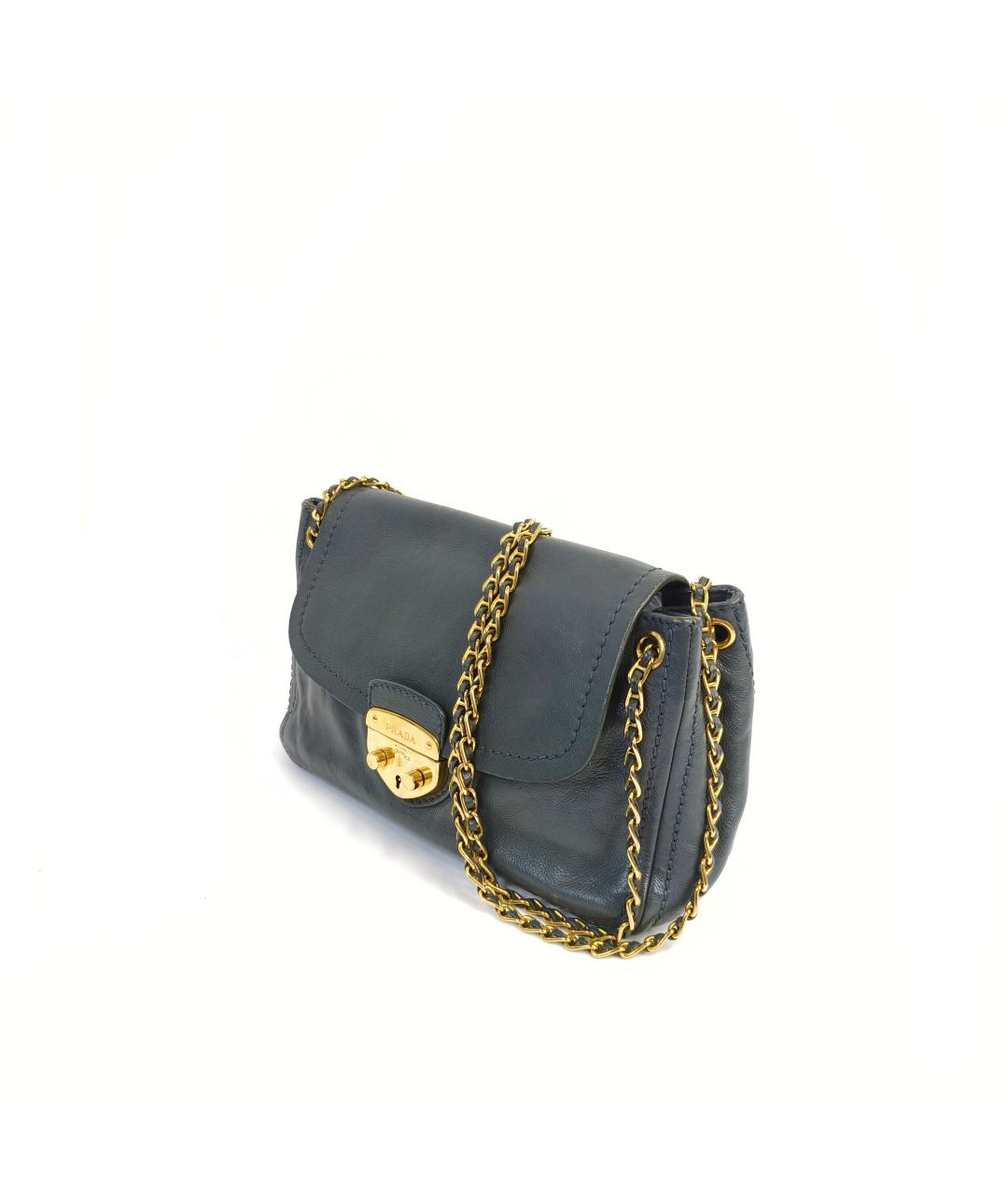 PRADA Кожаная сумка через плечо, фото 9