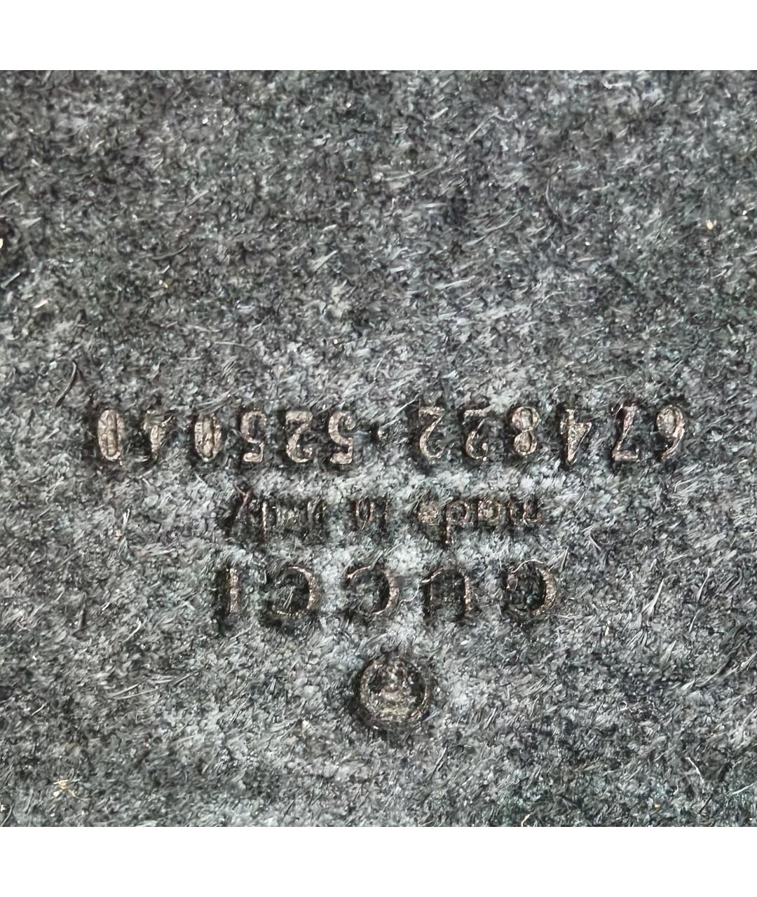 GUCCI Черная кожаная сумка через плечо, фото 7