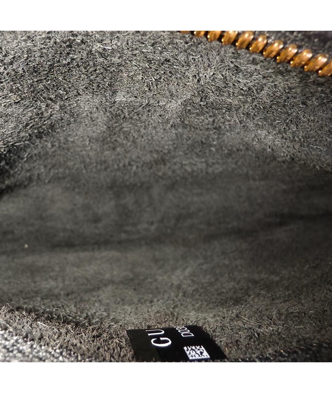 GUCCI Черная кожаная сумка через плечо, фото 4