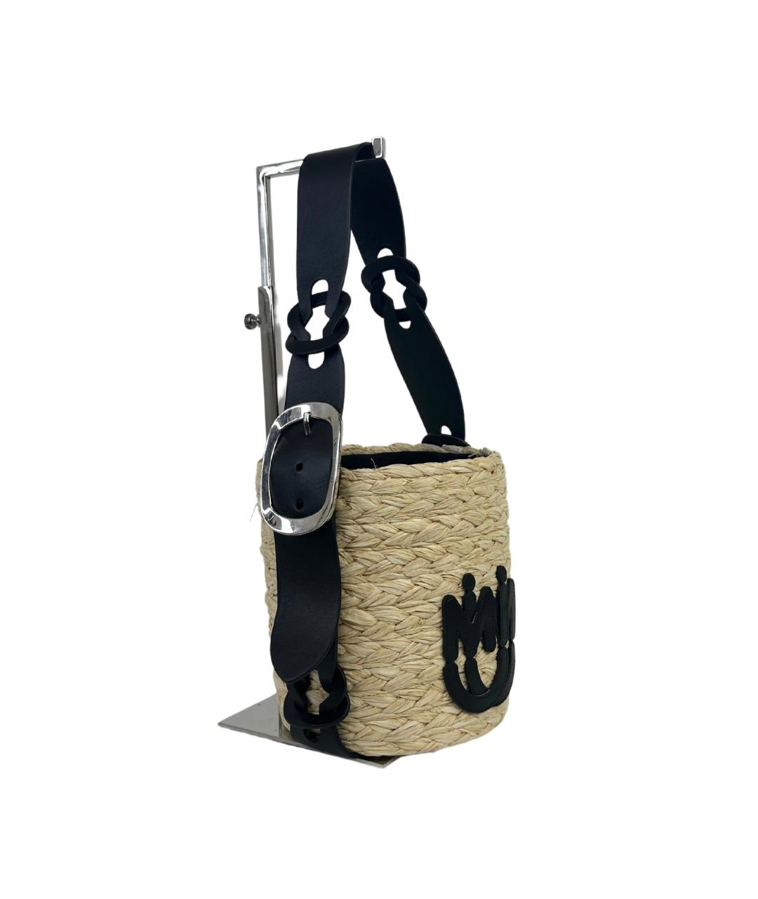 MIU MIU Бежевая сумка через плечо, фото 5