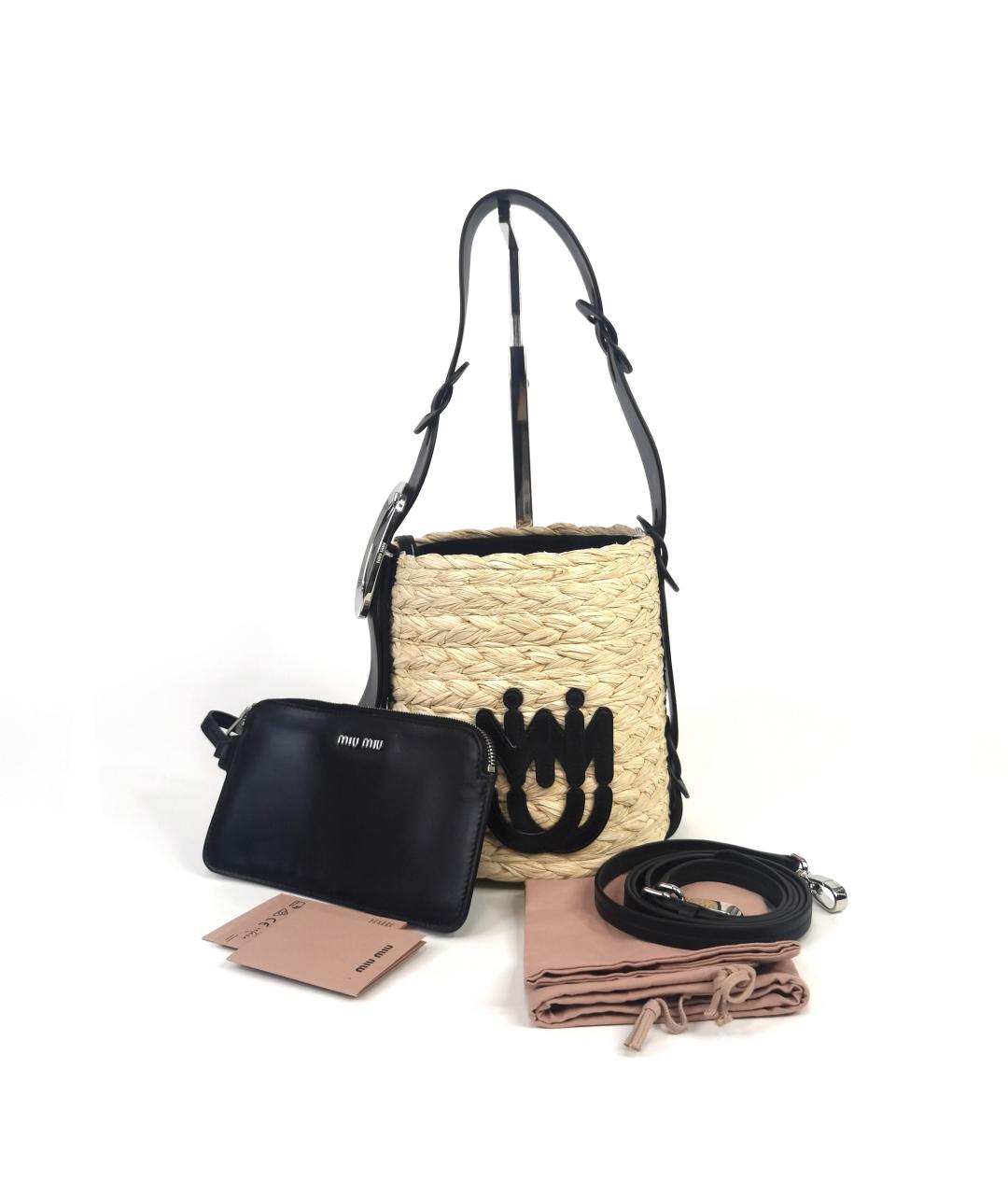 MIU MIU Бежевая сумка через плечо, фото 9