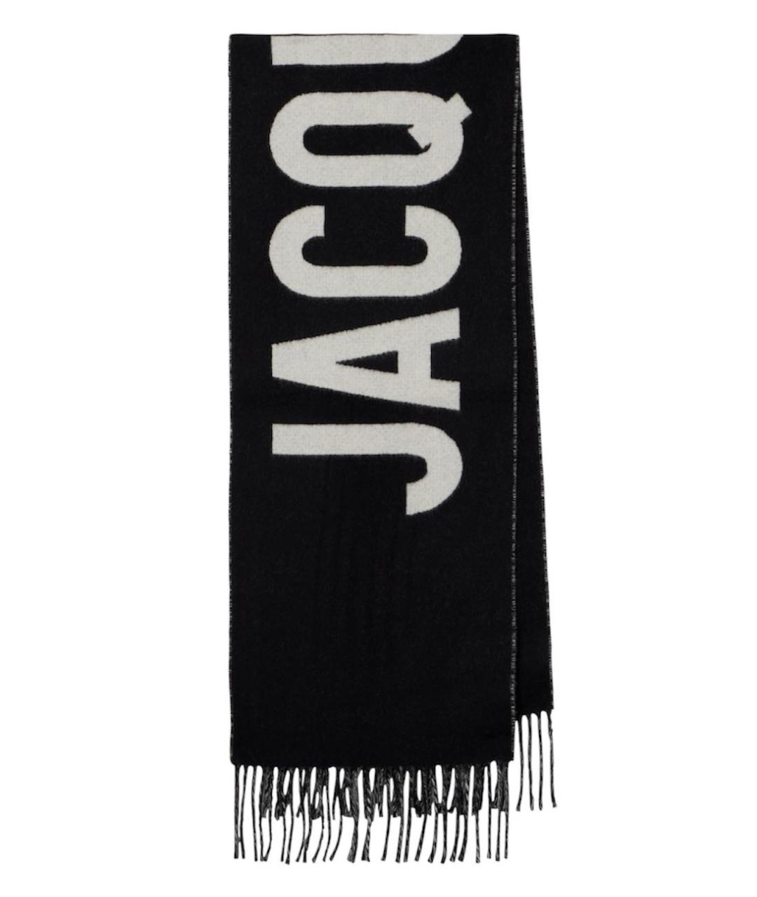 JACQUEMUS Черный шерстяной шарф, фото 1