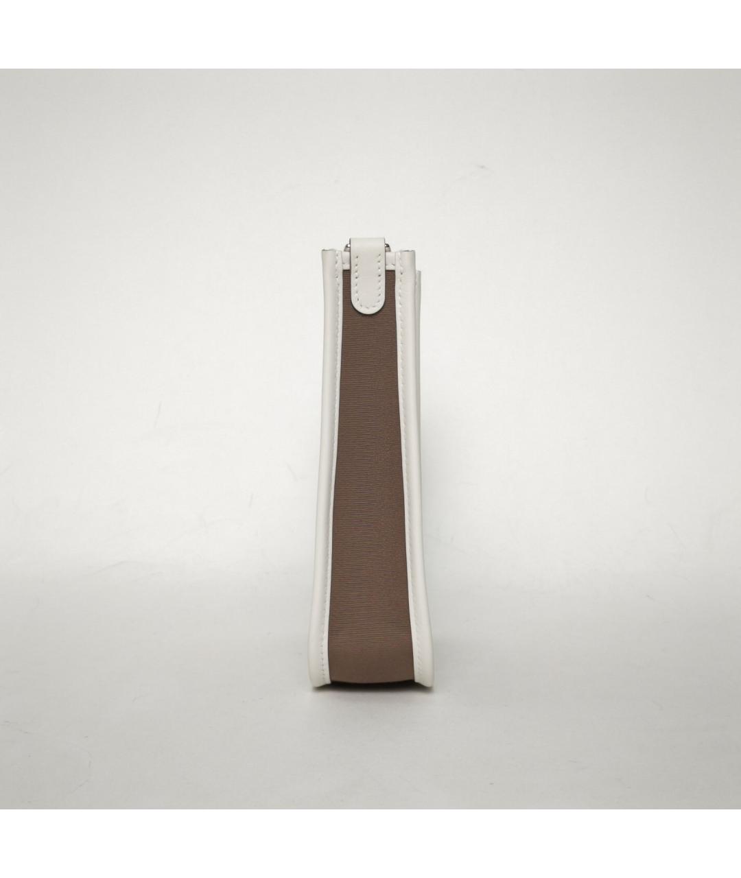 HERMES Коричневая тканевая сумка через плечо, фото 5