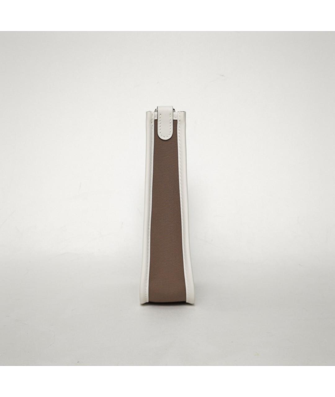 HERMES Коричневая тканевая сумка через плечо, фото 3