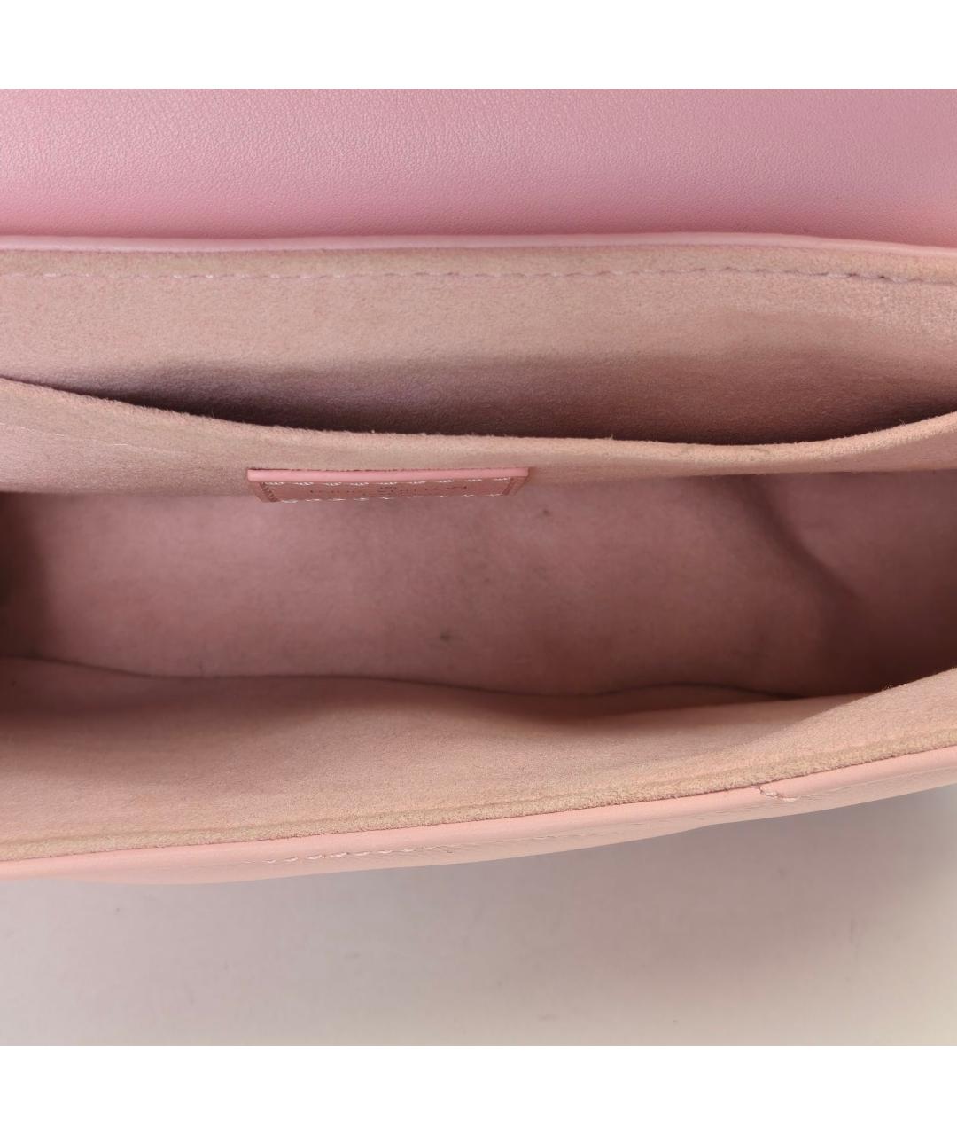 LOUIS VUITTON Розовая кожаная сумка через плечо, фото 5