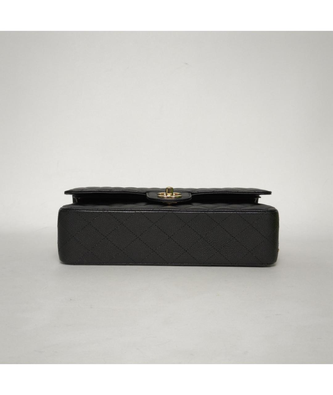 CHANEL Черная кожаная сумка через плечо, фото 6