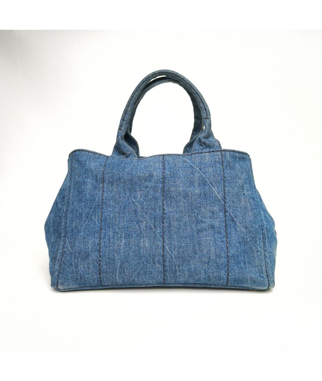 PRADA Синяя тканевая сумка через плечо, фото 4