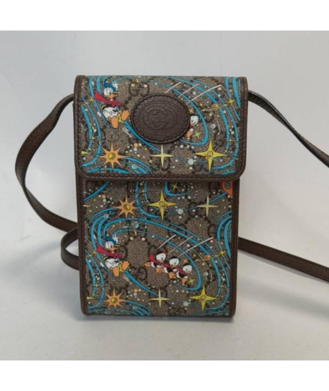 GUCCI Тканевая сумка через плечо, фото 8