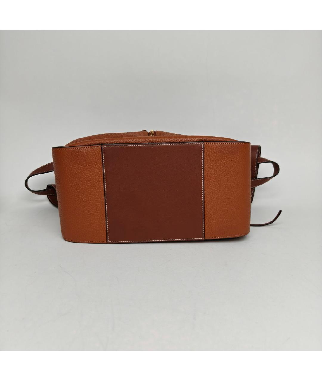 LOEWE Коричневая кожаная сумка через плечо, фото 6