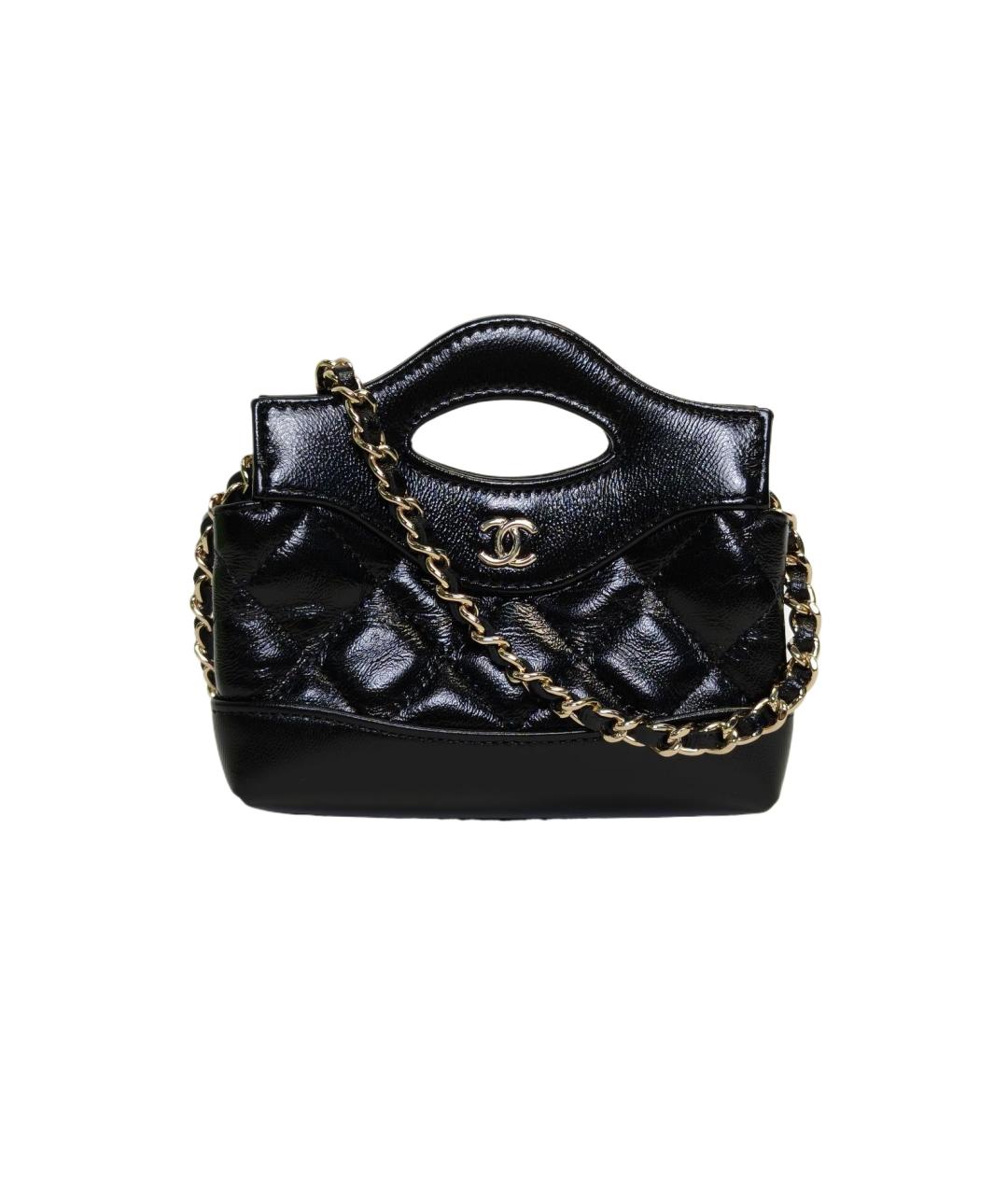 CHANEL Черная кожаная сумка через плечо, фото 1